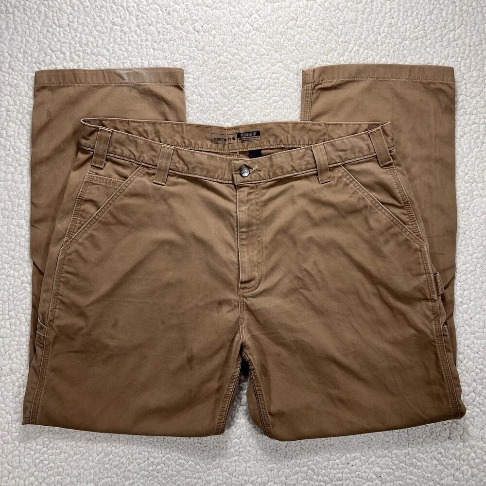 Carhartt Relaxed Work Pants Men's 40x30 (Actual 38x29.5) Utility Workwear Grunge